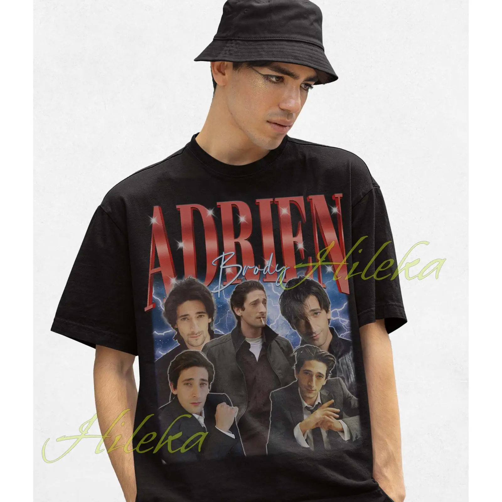 Collectible Vintage T Shirts - Vintage Adrien Brody Bootleg T Shirt