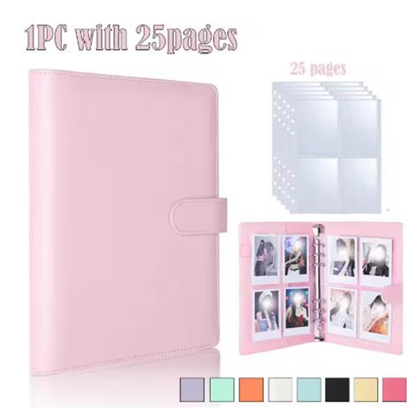 Polaroid Photo Album - 25pcs Page(4 Grids) Photo Card A5-Binder