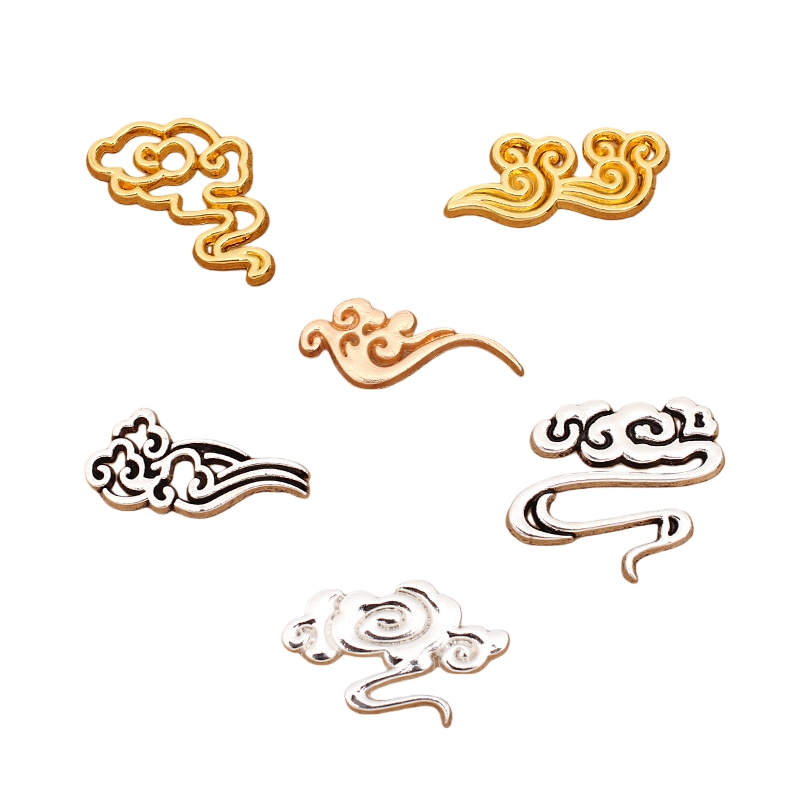 Vintage Collectible Item - BoYuTe Alloy Auspicious Cloud Charms Chinese