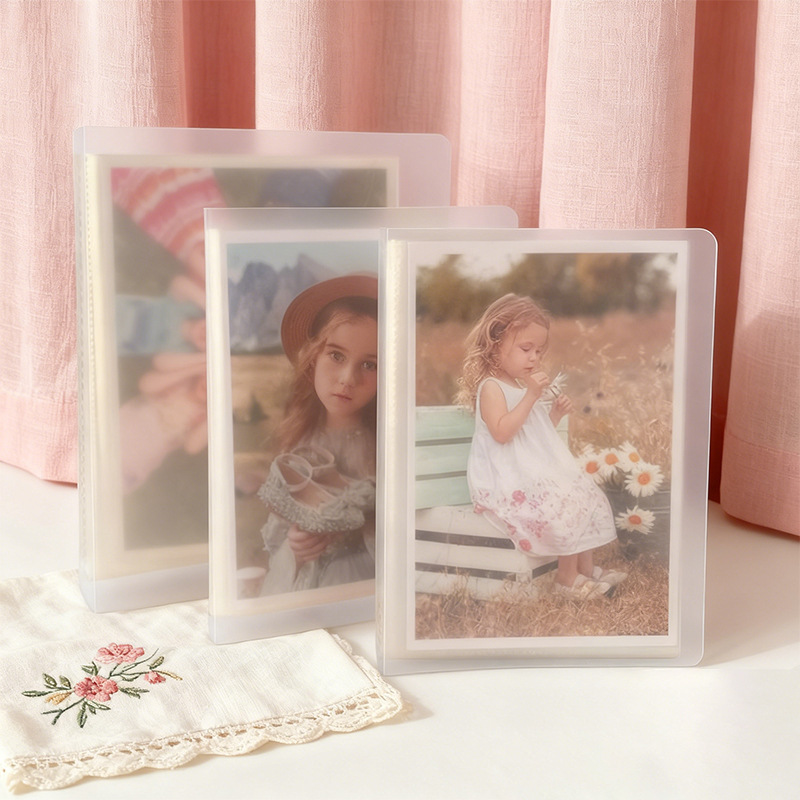 Polaroid Photo Album - 3/5/6/7 Inch Transparent Frosted Photo Album,