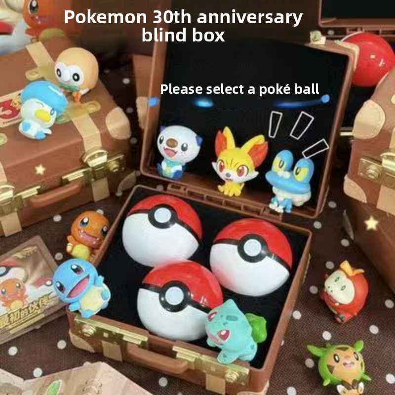 Vintage Collectible Dolls - With Box Pokemon First Partners Blind‑box