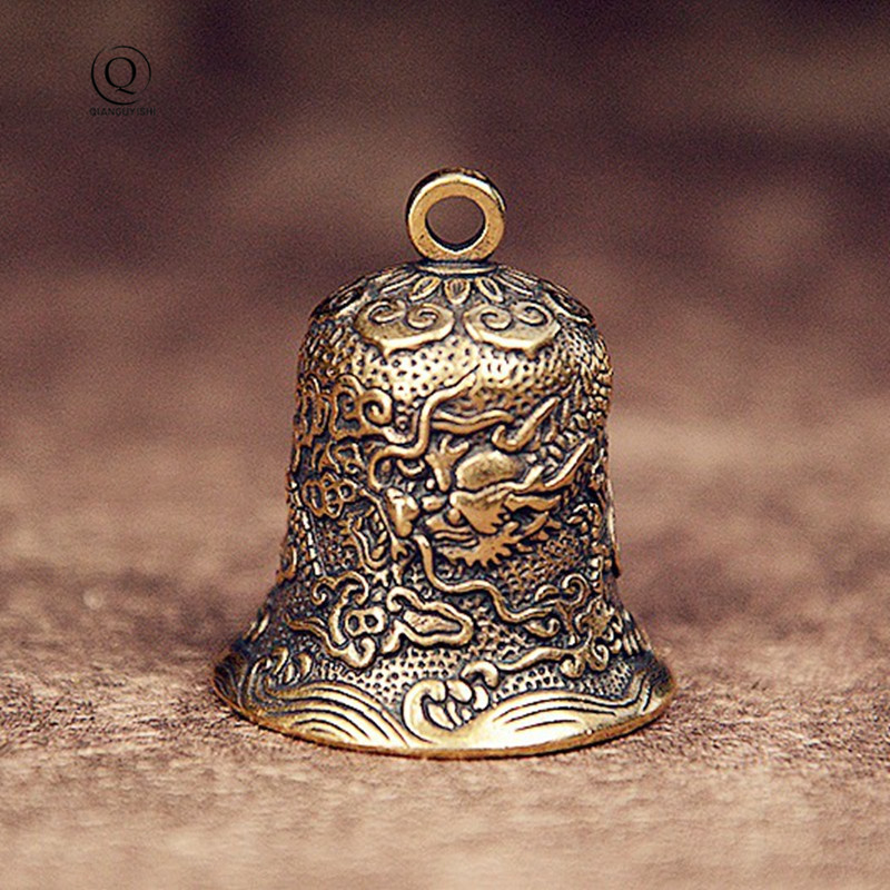 Vintage Brass Bell Carved Drag - đánh giá và giá Vintage Collectible Bells
