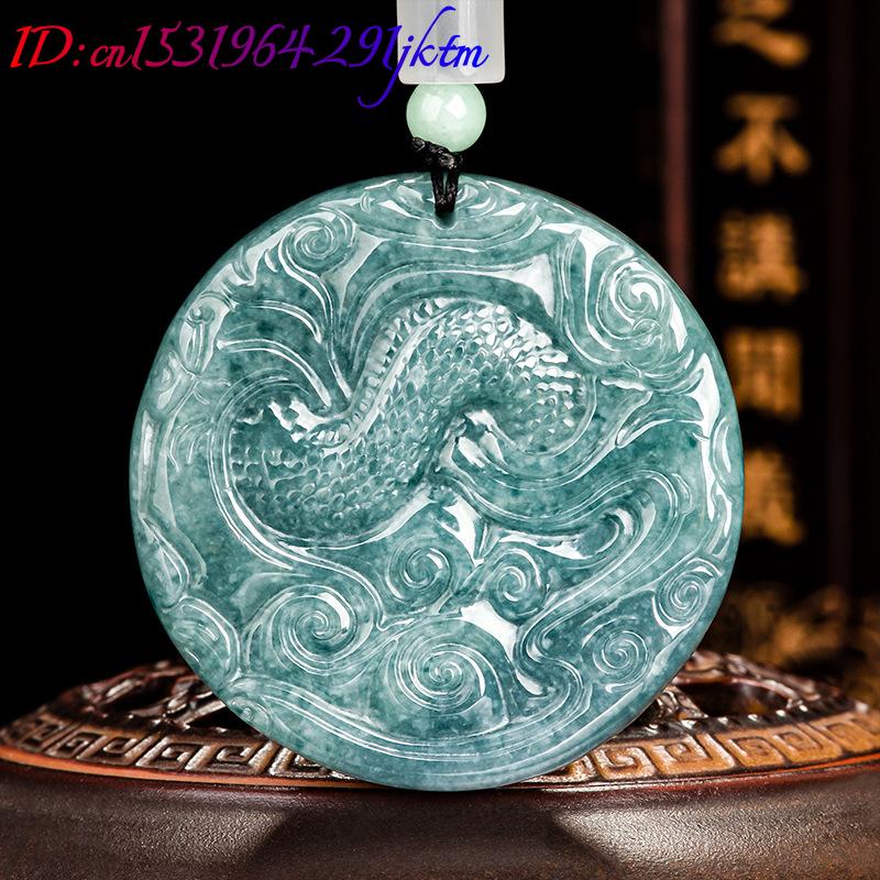 Burmese Jadeite Dragon Pendant - đánh giá và giá Vintage Necklace