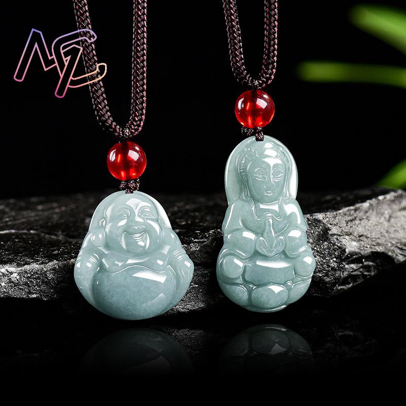 Myanmar Jadeite Guanyin Buddha - đánh giá và giá Vintage Necklace