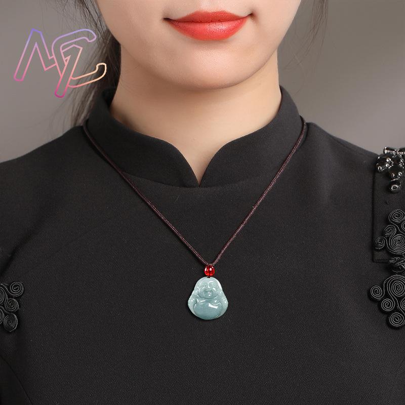 Myanmar Jadeite Guanyin Buddha - đánh giá và giá Vintage Necklace