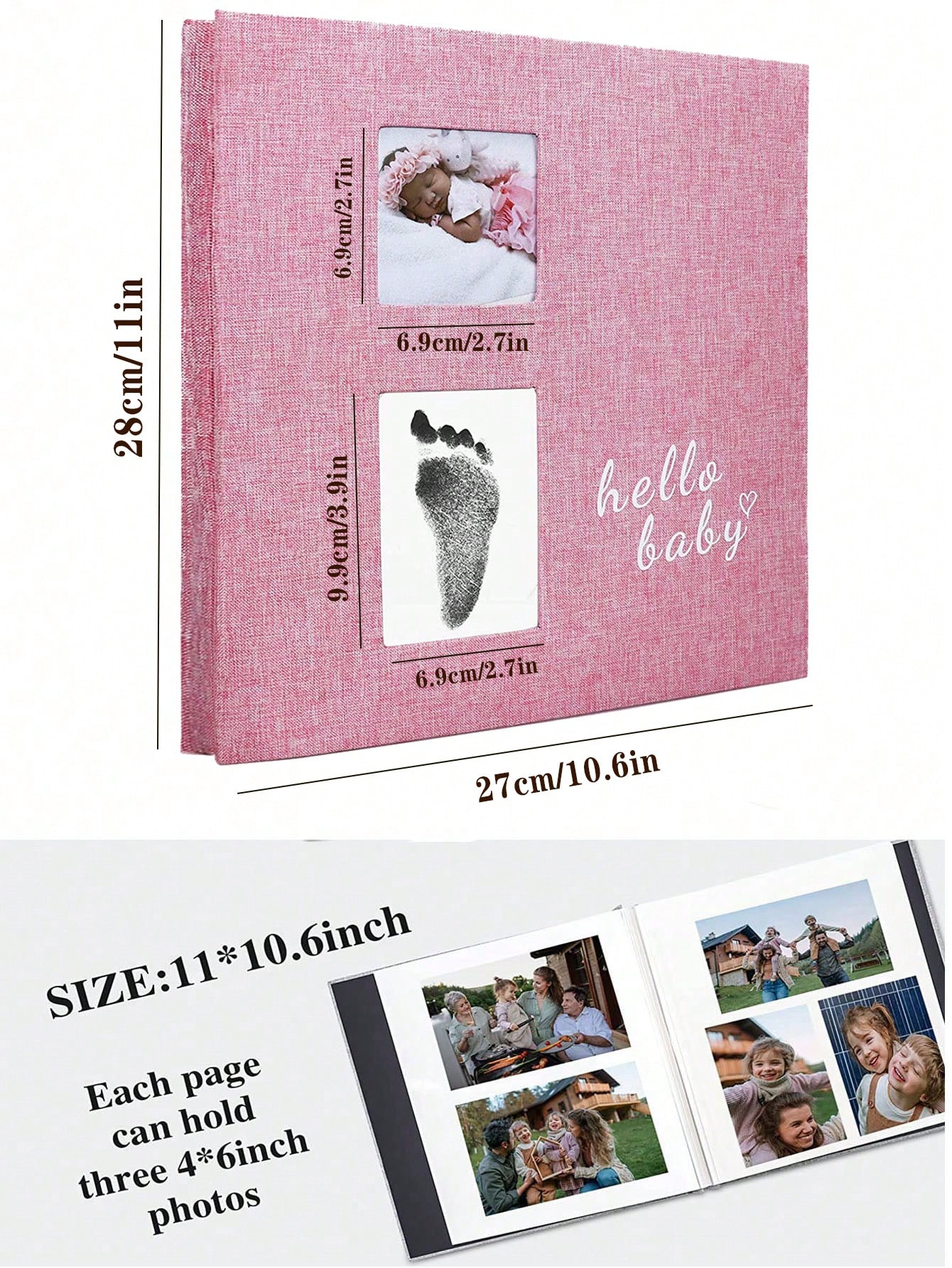 Baby Photo Album Self-Adhesive - đánh giá và giá Polaroid Photo Album
