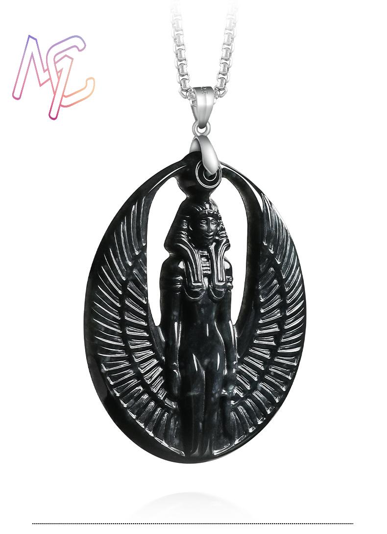 Myanmar Jadeite Isis Pendant N - đánh giá và giá Vintage Necklace