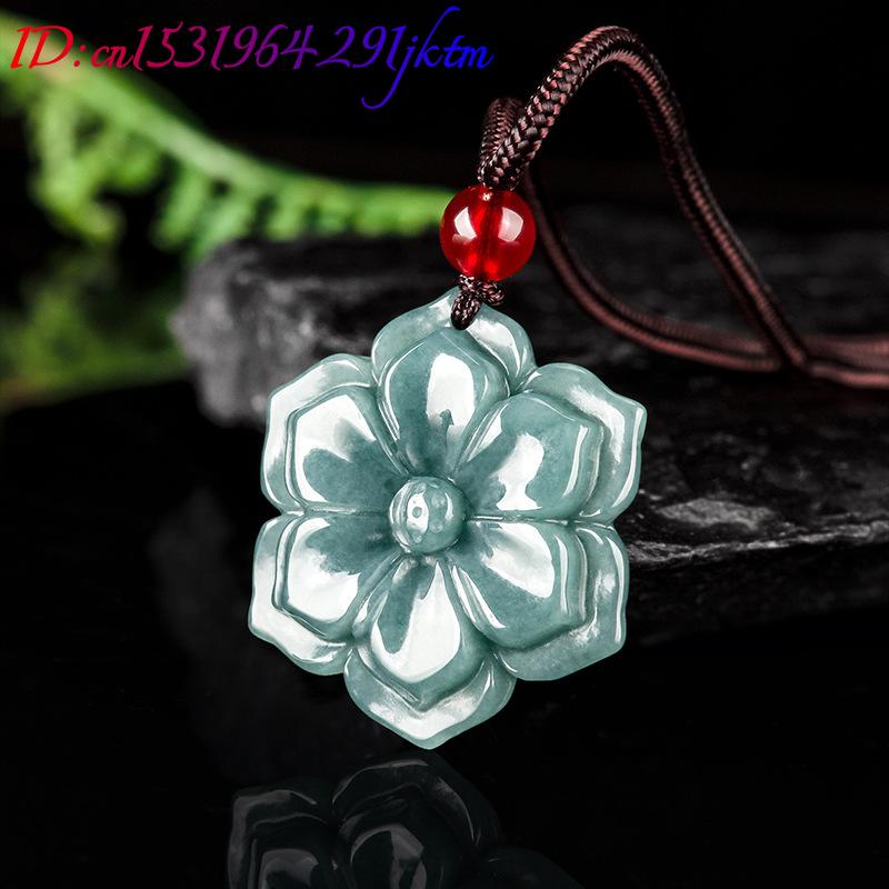 Burmese Jadeite Flower Pendant - đánh giá và giá Vintage Necklace