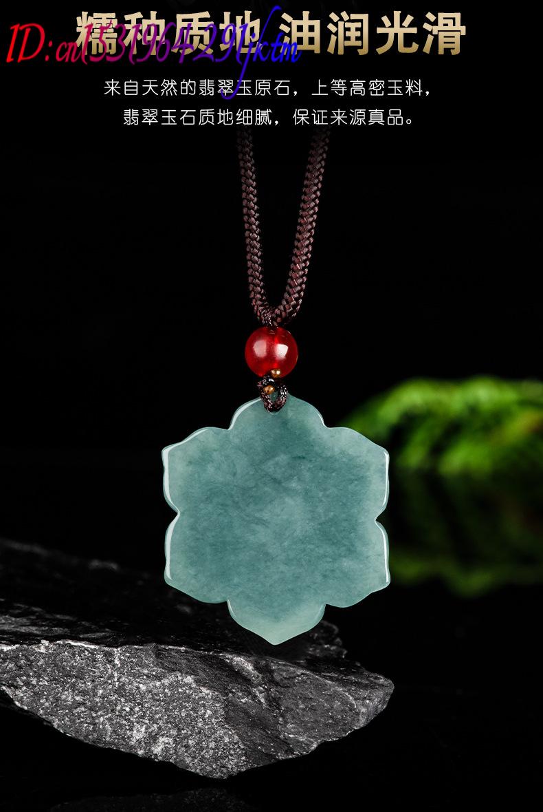Burmese Jadeite Flower Pendant - đánh giá và giá Vintage Necklace