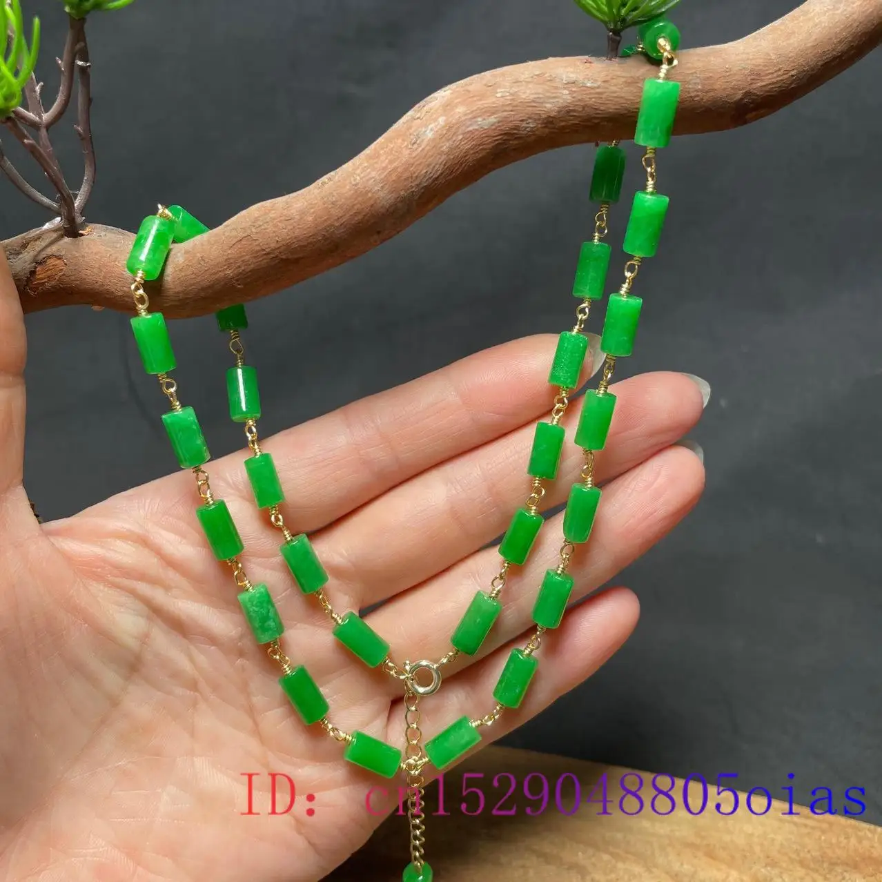 Xanh Ngọc Đính Hạt Vòng Cổ Vin - đánh giá và giá Vintage Necklace