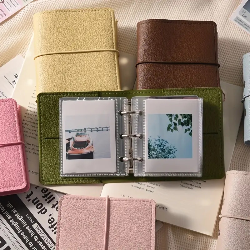 Mini Faux Leather Pocket Photo - đánh giá và giá Polaroid Photo Album
