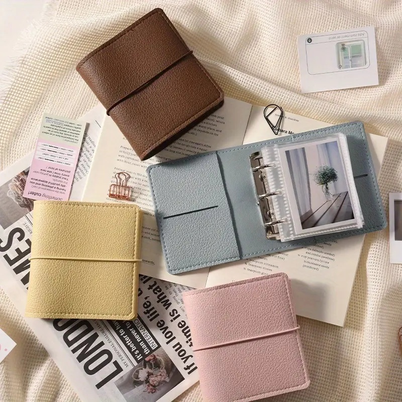 Mini Faux Leather Pocket Photo - đánh giá và giá Polaroid Photo Album