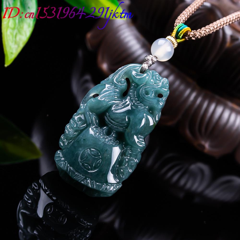 Burmese Jadeite Pixiu Pendant  - đánh giá và giá Vintage Necklace