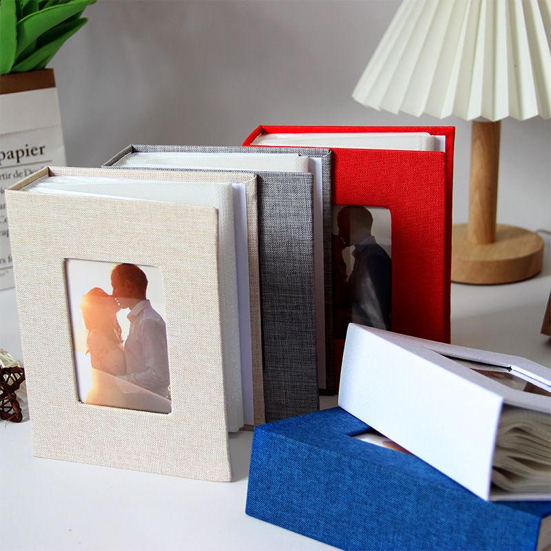 1 linen cover 6-inch photo alb - đánh giá và giá Polaroid Photo Album