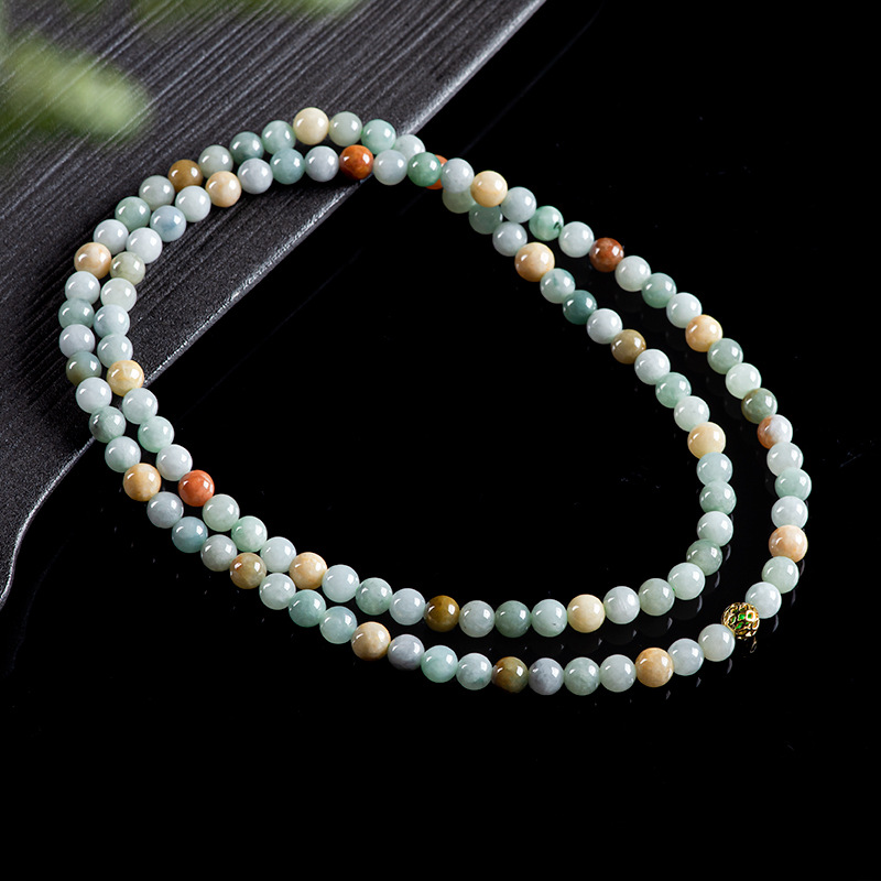Burmese Jadeite Beads Bracelet - đánh giá và giá Vintage Necklace