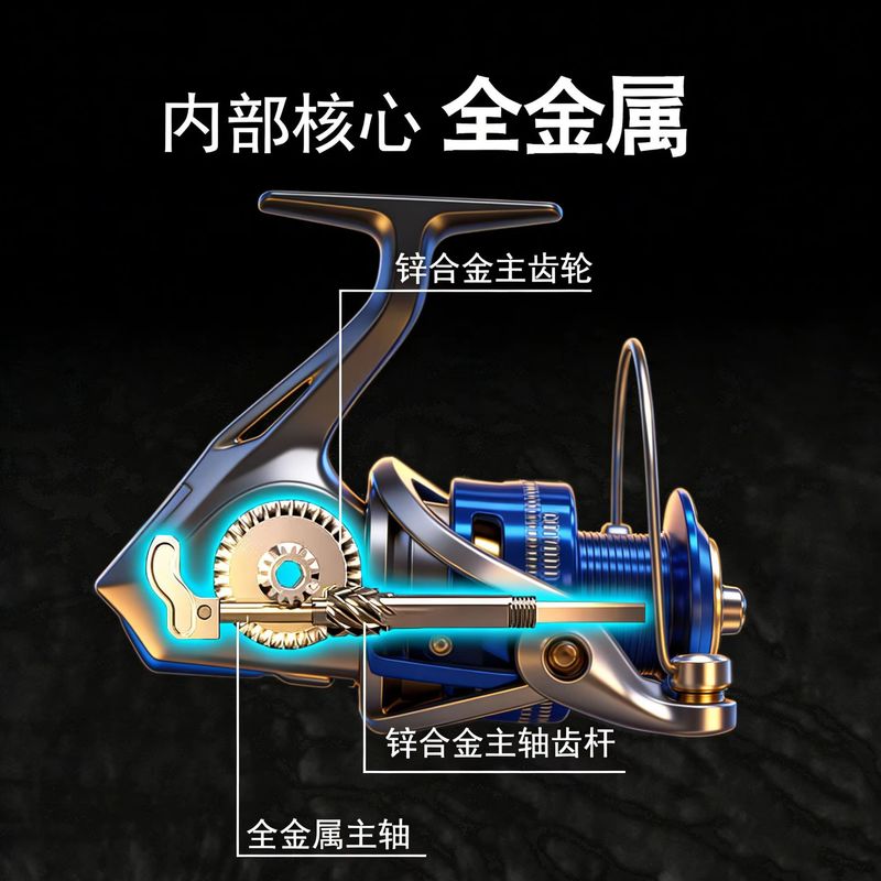 New Fishing Gear Spinning Whee - đánh giá và giá Developing Tank Reel