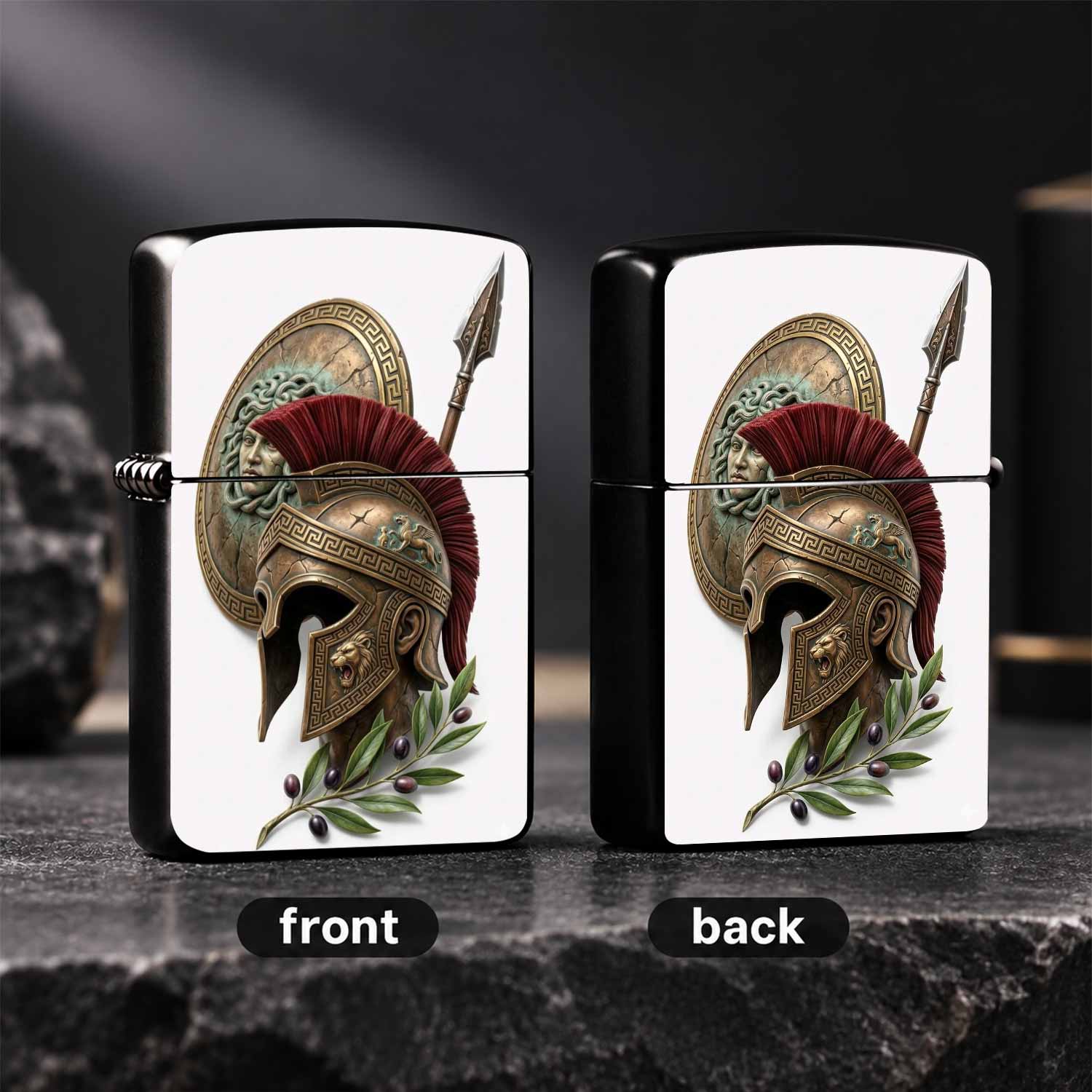 Vintage Greek Themed Lighter W - đánh giá và giá Vintage And Collectible Items