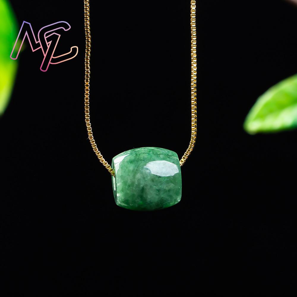 Natural Real Jade Bead Pendant - đánh giá và giá Vintage Necklace