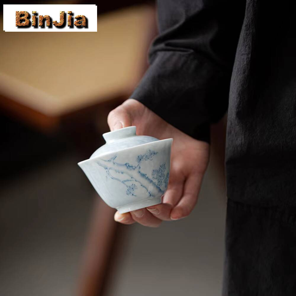 100ml Handpainted Pine Cover B - đánh giá và giá Vintage And Collectible Items
