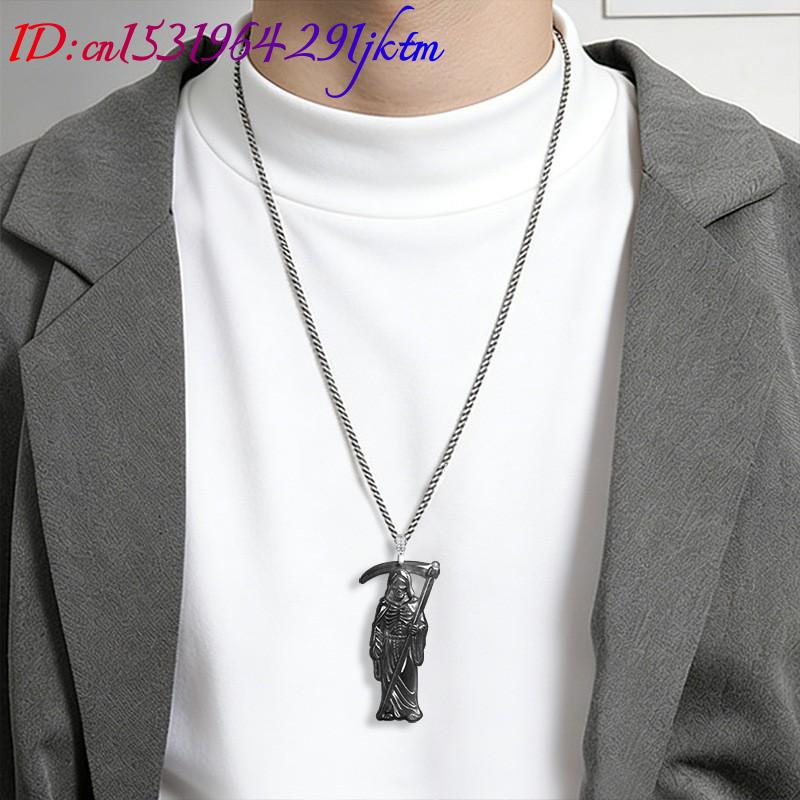 Burmese Jadeite Grim Reaper Pe - đánh giá và giá Vintage Necklace